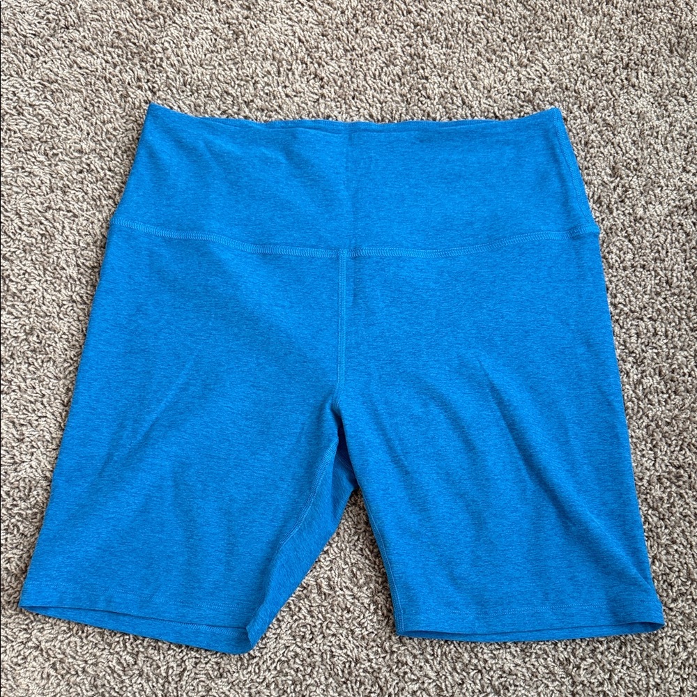 Beyond Yoga Vibrant Blue Bike Shorts